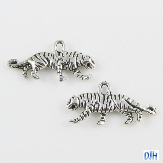 Bulk Tiger Charm Big Cat Pendant Select Qty