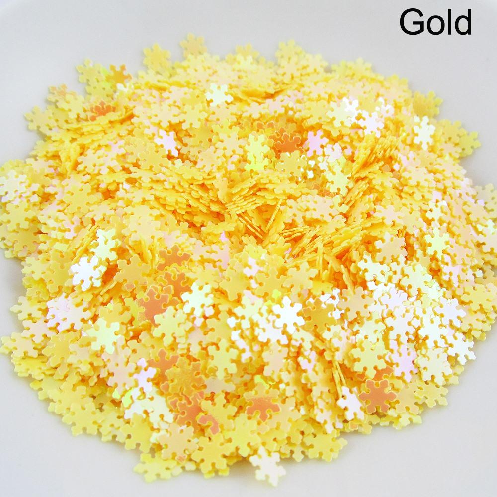 20g PVC Snowflake Confetti Sprinkles For Confetti Cards Wish Bottles Pick Colour