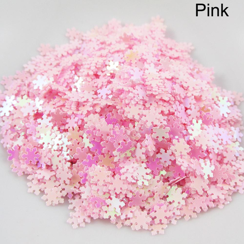 20g PVC Snowflake Confetti Sprinkles For Confetti Cards Wish Bottles Pick Colour