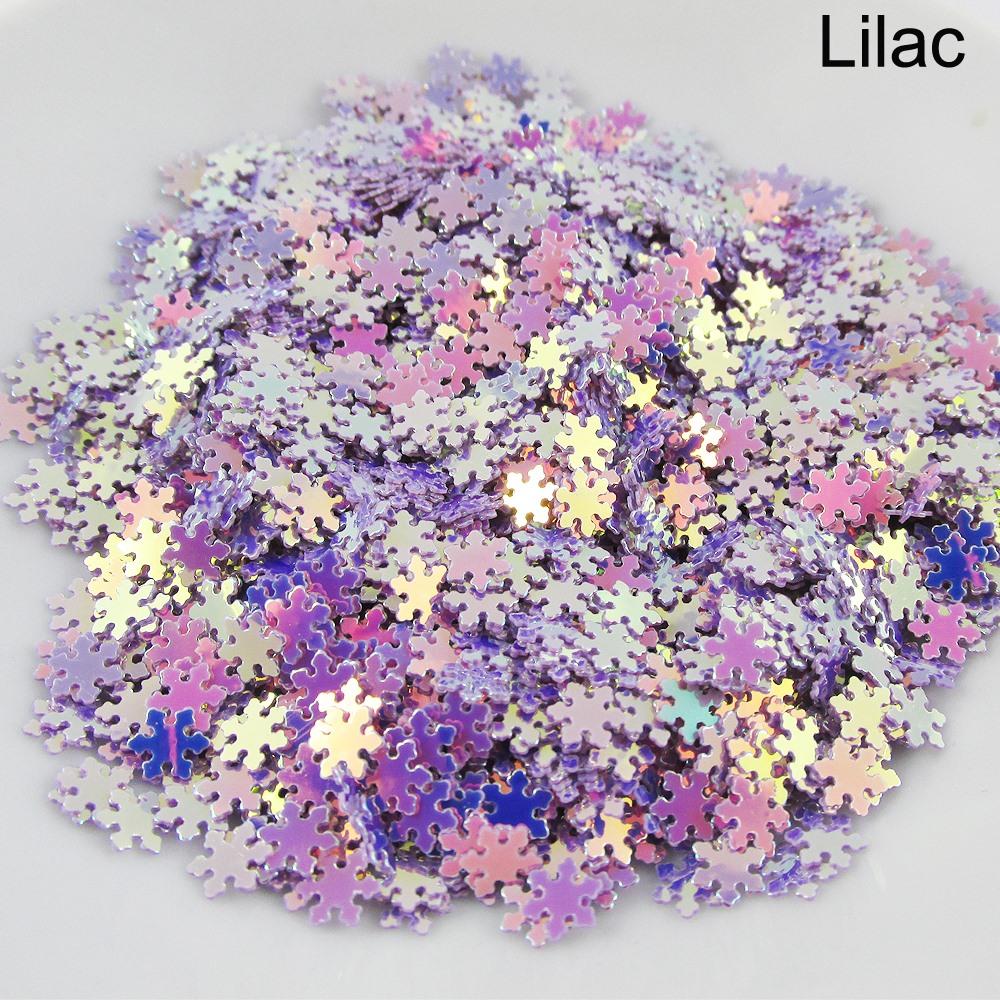 20g PVC Snowflake Confetti Sprinkles For Confetti Cards Wish Bottles Pick Colour