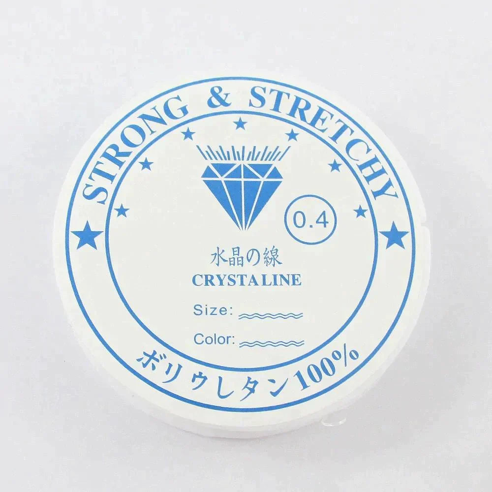 Stretchy Elastic Bead Stringing Thread Clear Select Size from 0.4mm to 1.0mm