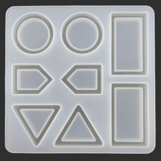 Mixed Geometric Shape Linking Ring Silicone Casting Mould for Epoxy Resin