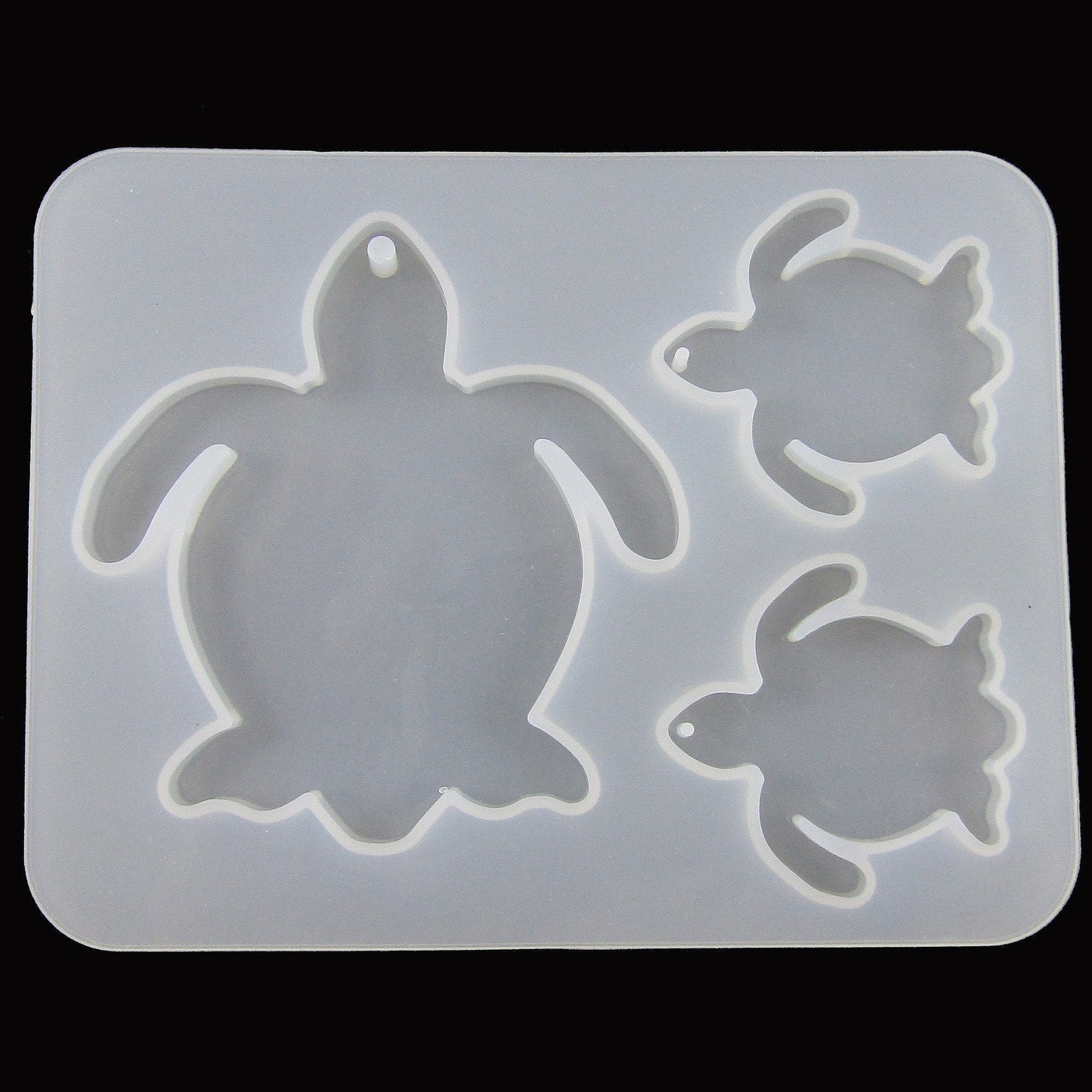 Turtle Pendant Silicone Casting Mould for Epoxy Resin Earrings Necklace Keychain