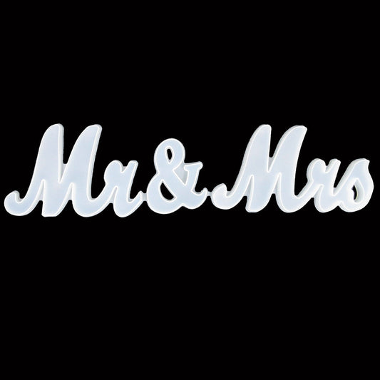 Mr & Mrs Couple Wedding Silicone Cast Mould for Epoxy Resin