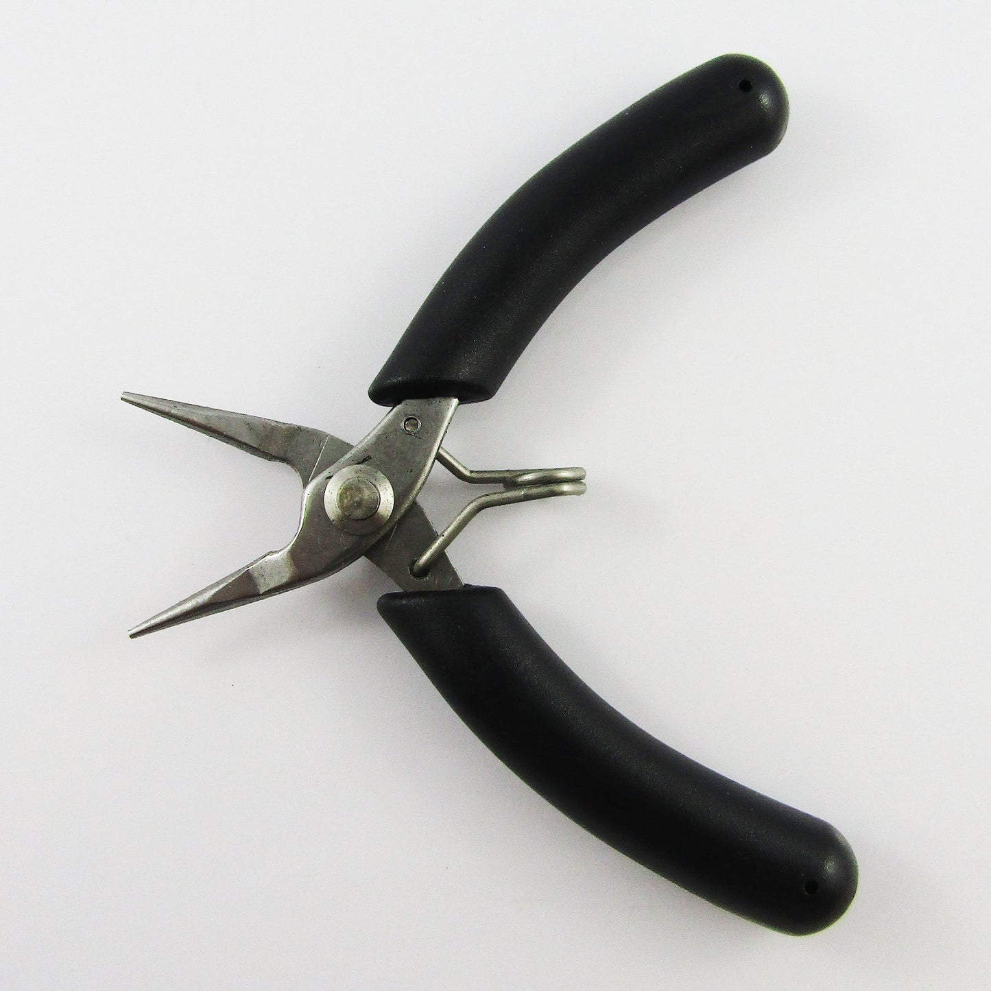 Craft & Jewellery Stainless Steel Spring Loaded Mini Chain Nose Pliers 100mm