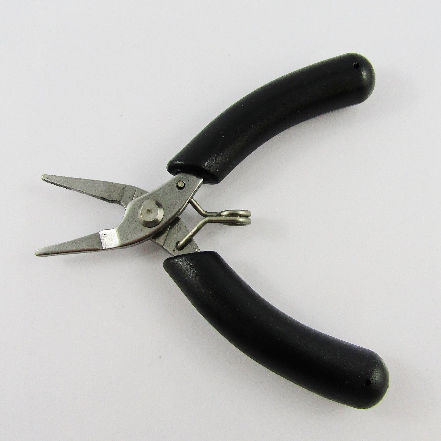 Craft & Jewellery Stainless Steel Spring Loaded Mini Flat Nose Pliers 100mm