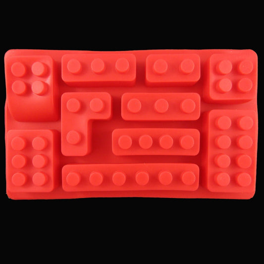 DIY Mixed Shape Building Brick FOOD GRADE Silicone Mould Chocolate Fondant Soap