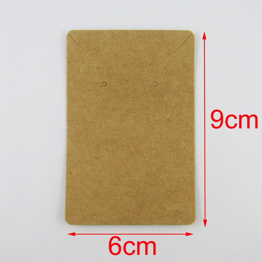 Bulk 40pc Earring Necklace Jewelry Display Card 90x60mm select colour
