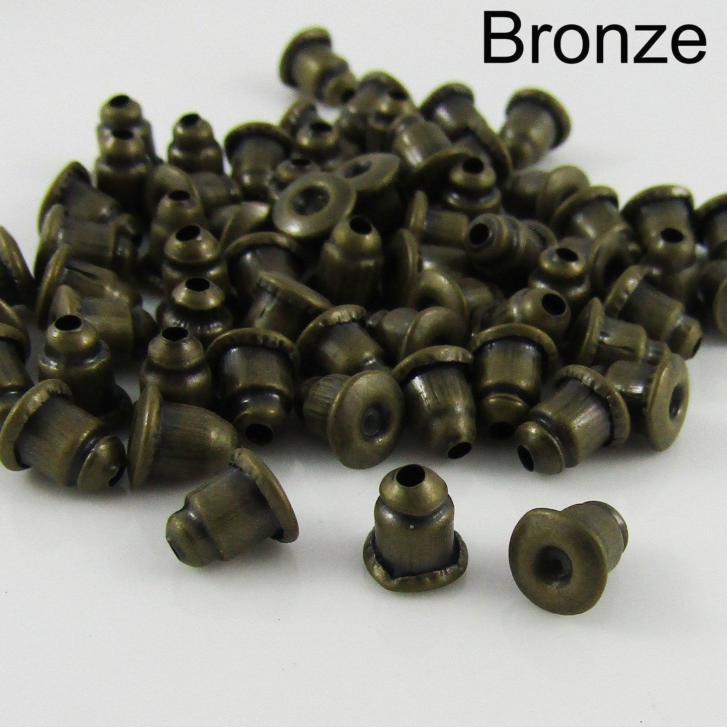 Bulk 20pcs (10pair) DIY Barrel Earnut Earring Back Stoppers 5x5mm Pick Colour