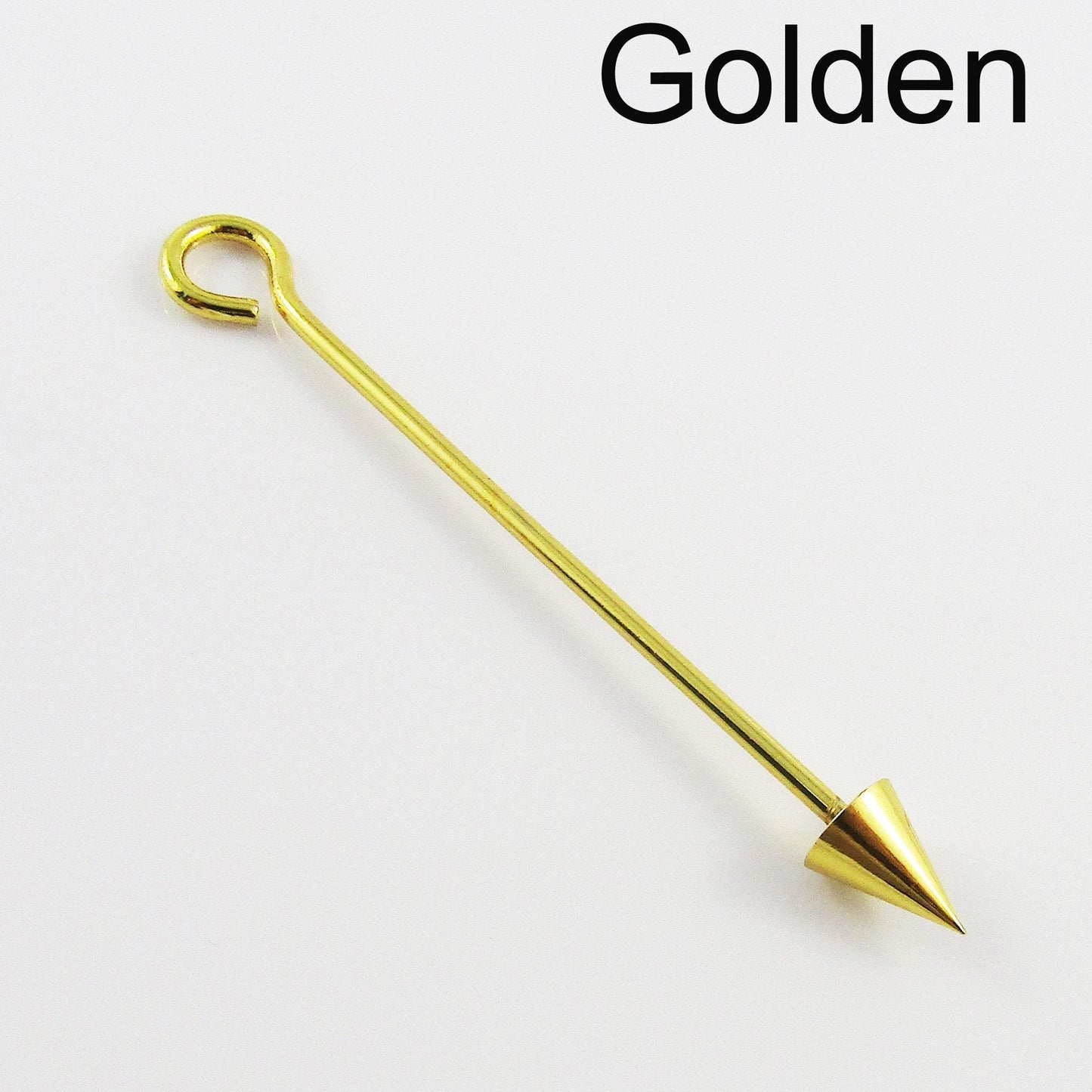 5pcs Beadable Arrow Bar Eye Pin Pendant Finding 60mm Pin 1.5mm Select Colour