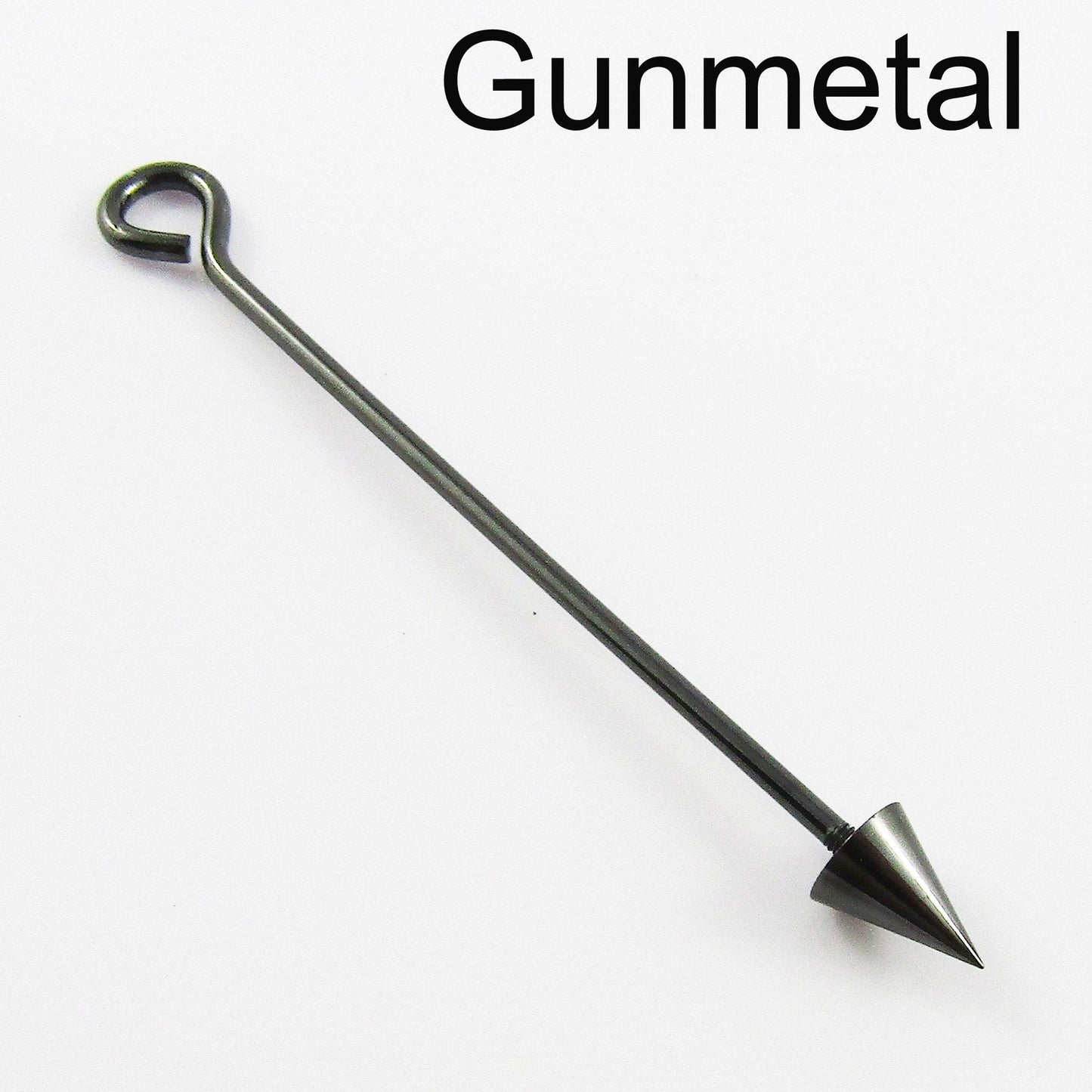 5pcs Beadable Arrow Bar Eye Pin Pendant Finding 60mm Pin 1.5mm Select Colour