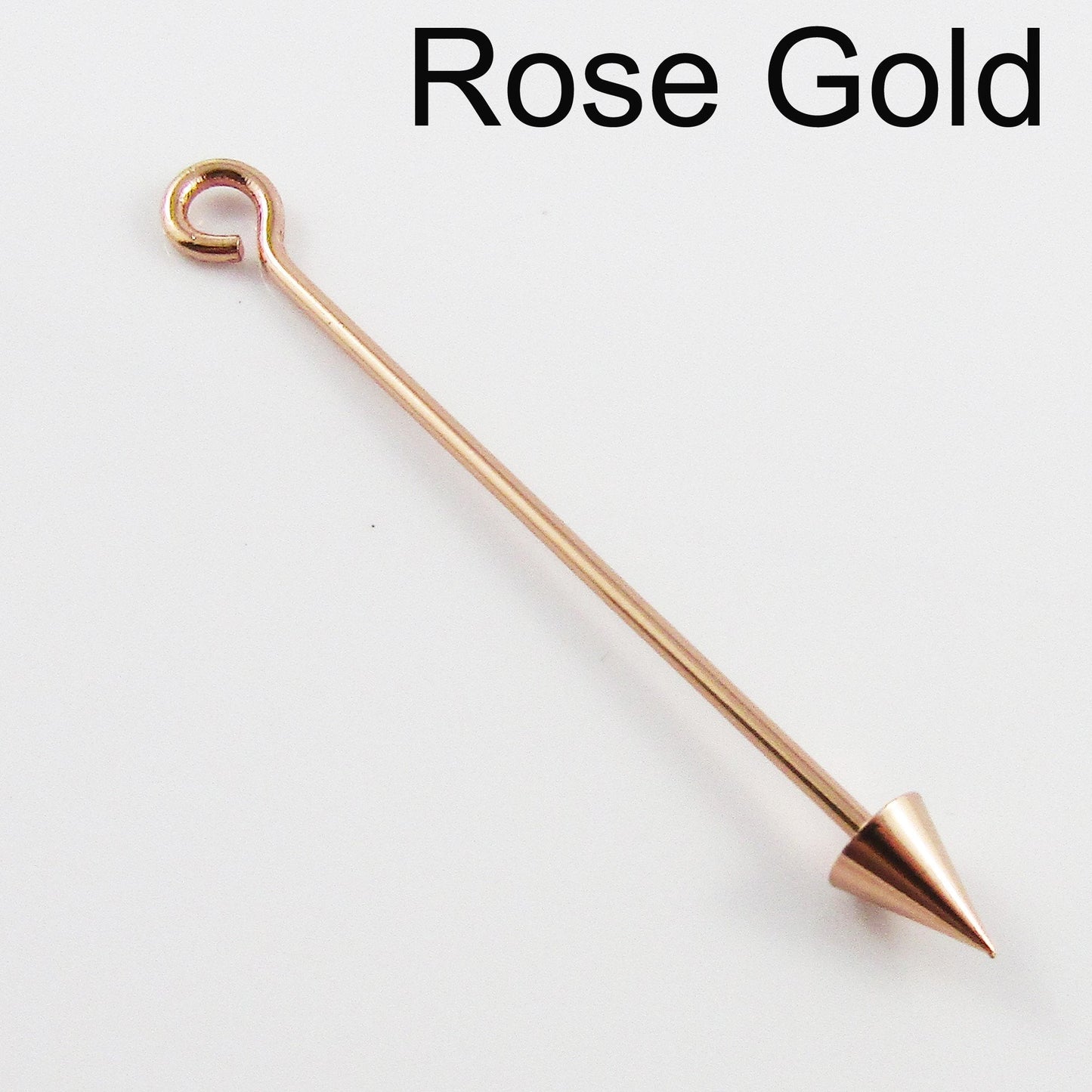 5pcs Beadable Arrow Bar Eye Pin Pendant Finding 60mm Pin 1.5mm Select Colour
