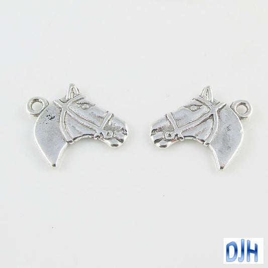 Bulk Horse Head Charm Pendant Racing Trotter Select Qty