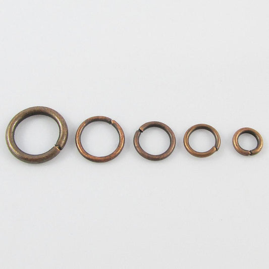 Bulk Red Copper Jump Rings Open Jumprings Findings Craft Select size