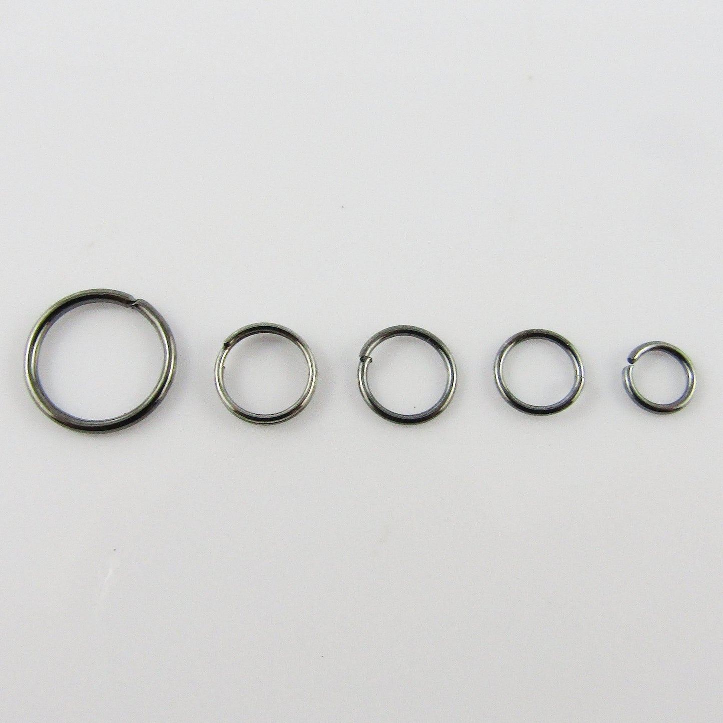 Bulk Gunmetal Jump Rings Open Jumprings Findings Craft Select size