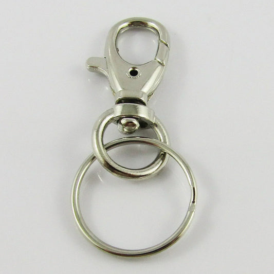 Bulk Key Ring Lobster Keychain Findings Keyring Craft 60mm x 24mm Select Qty