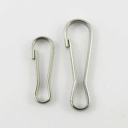 Bulk x20 Split Key Clasp Key Ring Keychain Finding 201 SSteel Select Size