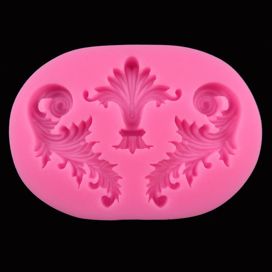 Decorative Florish Cabochon Silicone Mould FOOD GRADE Chocolate Clay Resin