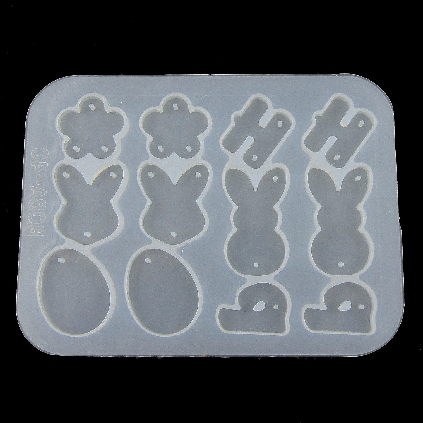 HOP Linking Easter Pendants Earrings Silicone Mould UV or Epoxy Resin