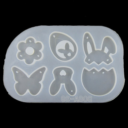 Easter Linking Pendants Earrings Silicone Mould UV or Epoxy Resin
