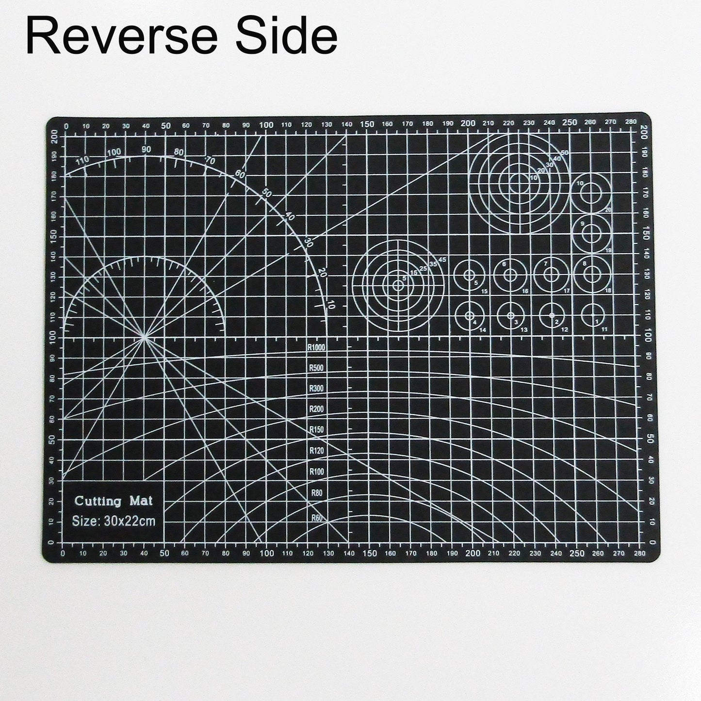 Double Sided PVC Cutting Mat A4 300x220x3mm Select Colour