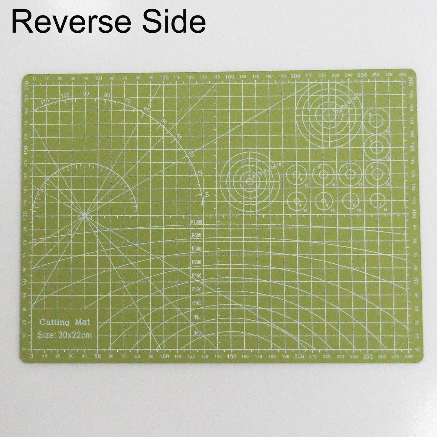 Double Sided PVC Cutting Mat A4 300x220x3mm Select Colour