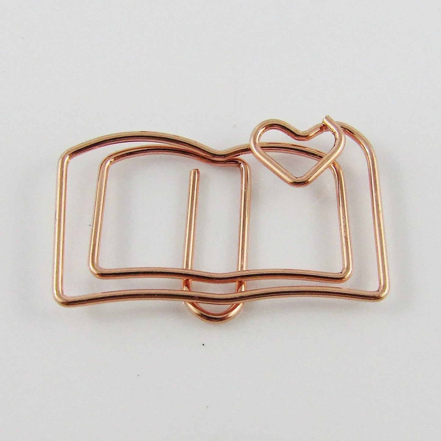 6pcs Rose Gold Journal Diary Paper Clip Photo Clip 20x30mm Journal Scrapbook