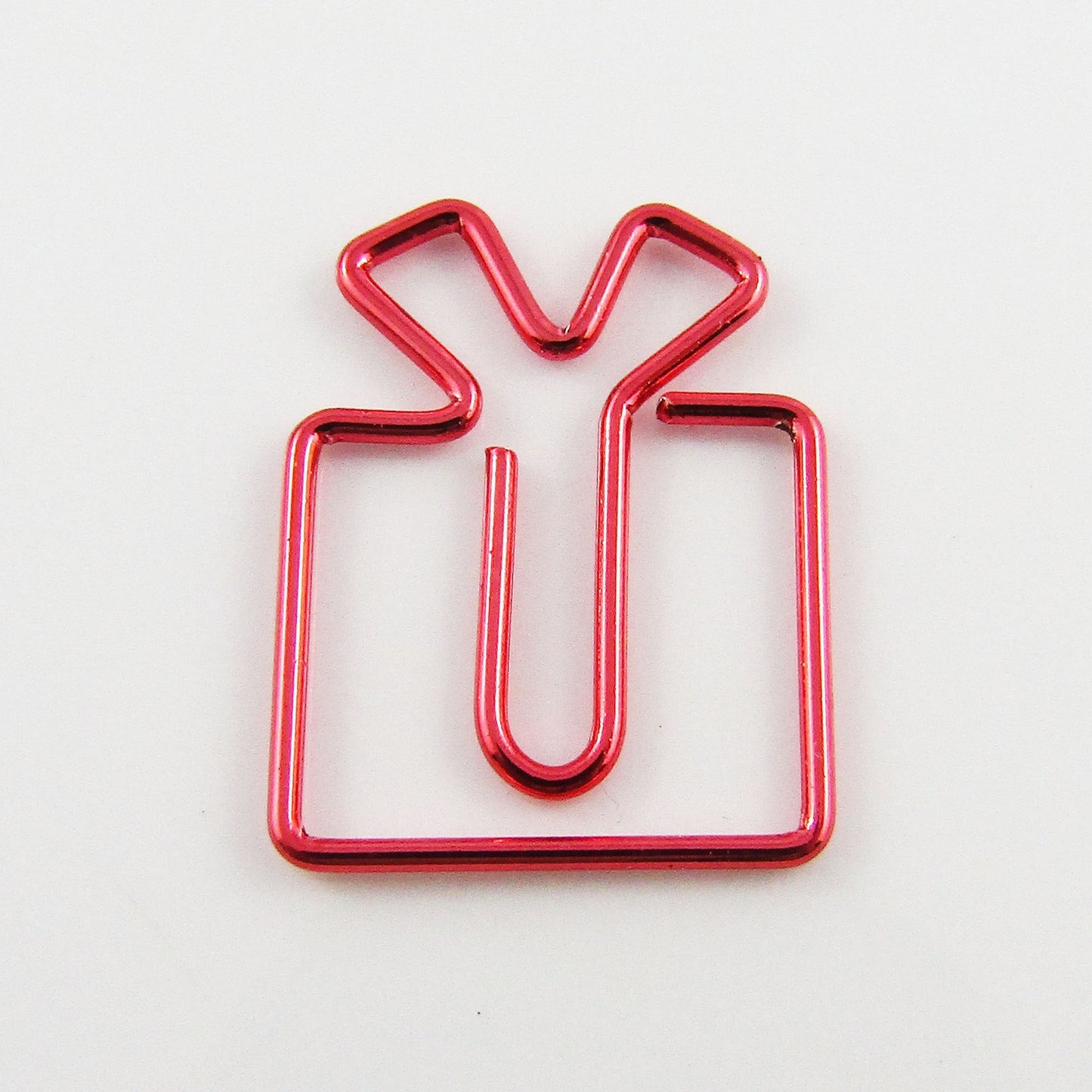 6pcs Metallic Christmas Gift Paper Clip Photo Clip 22x17mm Journal Scrapbook