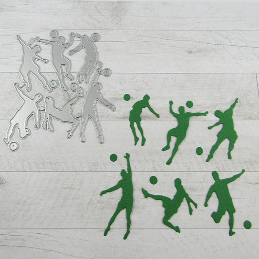 Soccer Ball Cutting Die Carbon Steel Sports Scrapbooking Card Making etc
