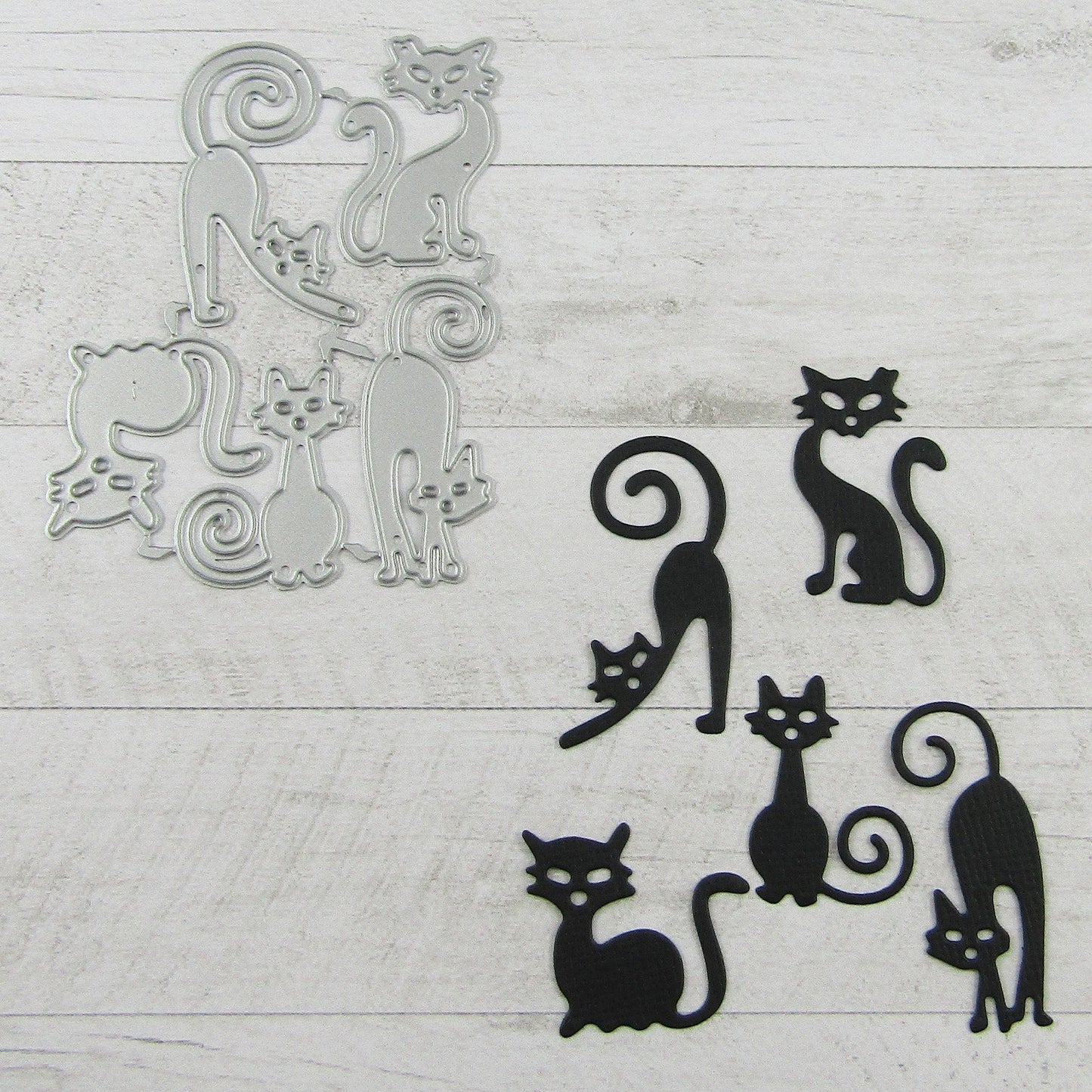 Halloween Spooky Cat Cutting Die Carbon Steel Scrapbooking Card Making etc