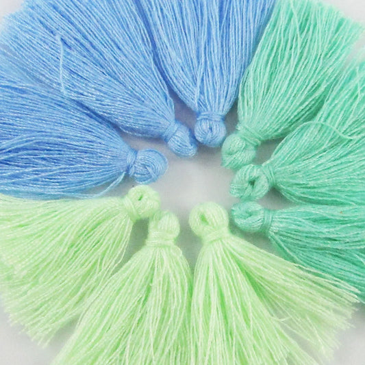 30pce Cotton Tassel Mermaids Theme Set Approx 25-30mm Earrings Bracelets etc