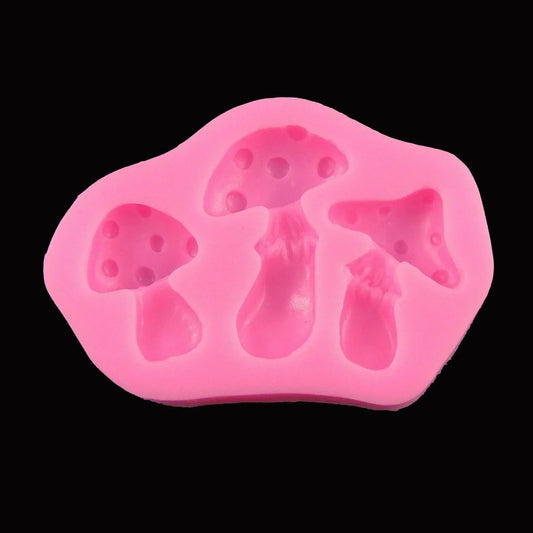 Mushroom FOOD GRADE Silicone Casting Mould Fondant Chocolate Soap Resin
