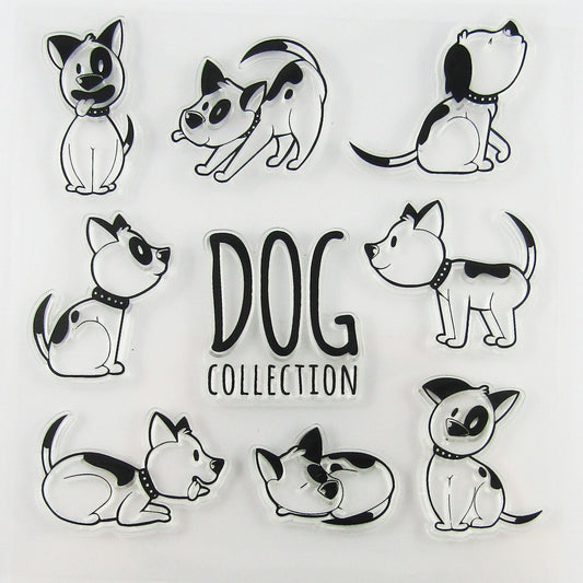 Pet Dog Collection Clear Stamp Silicone Rubber Scrapbooking Card Making