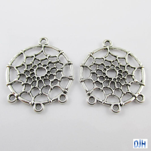 Bulk Dreamcatcher Connector Charm Pendant 34x28mm Select Qty