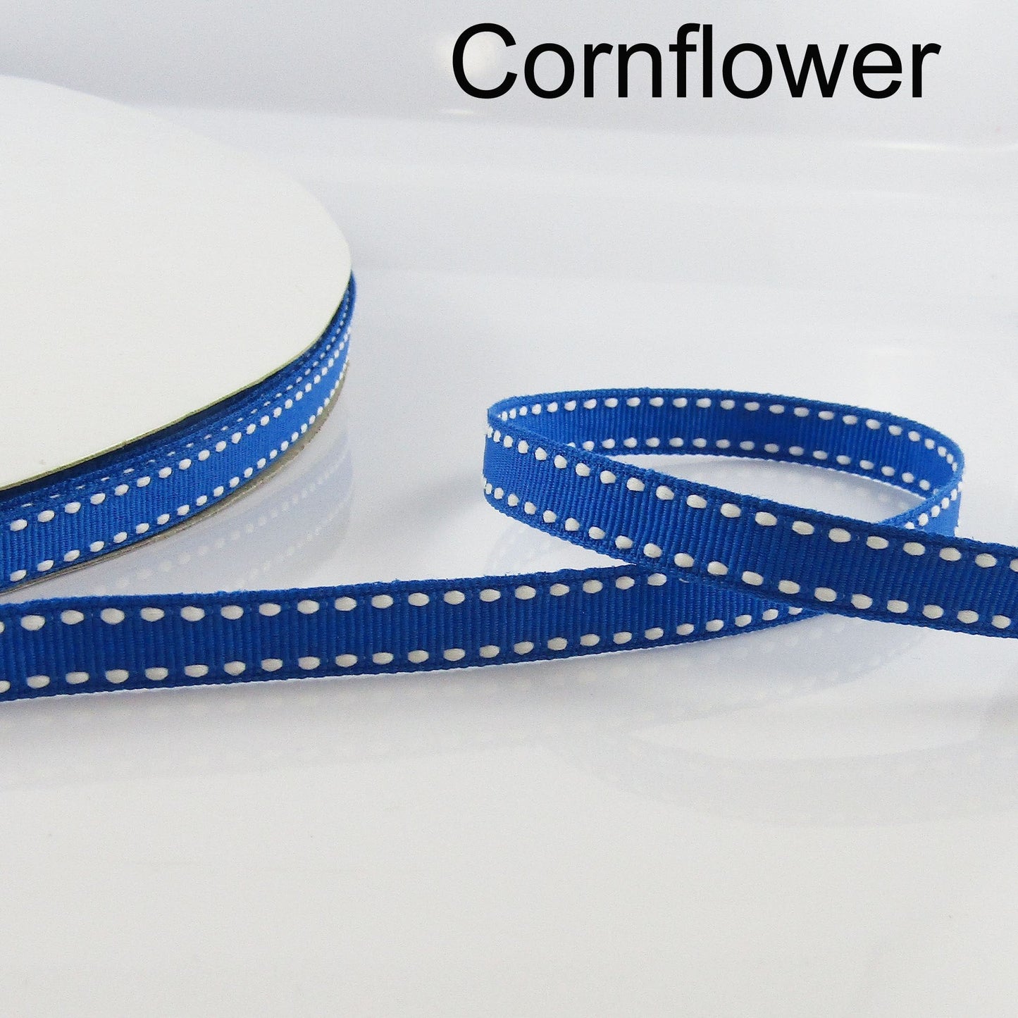 3metres Edge Stitching Grosgrain Ribbon Double Faced 9mm Select Colour