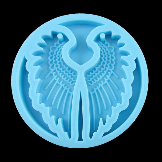 Angel Wings Pendant Earring Silicone Casting Mould for Epoxy Resin