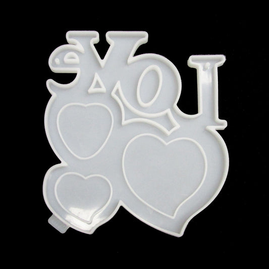 Mother's Day Love Picture Frame Silicone Casting Mould for Epoxy Resin