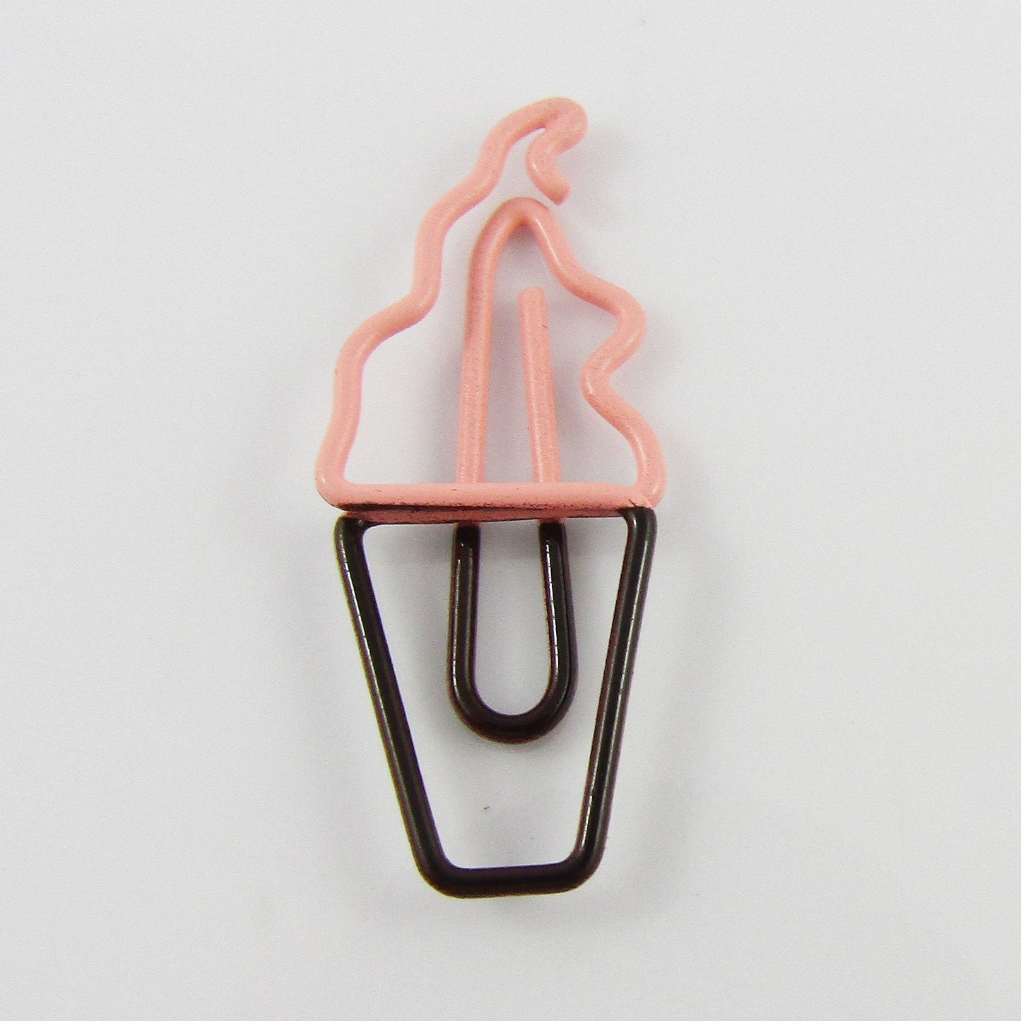 6pcs Ice Cream Novelty Paper Clip Photo Clip 14x33mm Journal Scrapbook