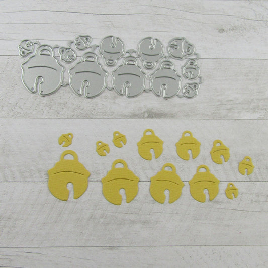 Mixed Christmas Bells Cutting Die Carbon Steel Scrapbooking Card Making etc